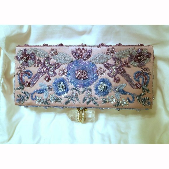 SMALL CANVAS CLUTCH MEET ME IN MARCHESA